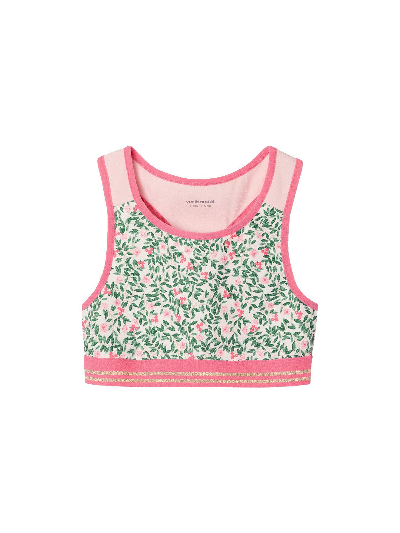 vertbaudet Trägertop Sport-Set: Tanktop & Bustier Mädchen