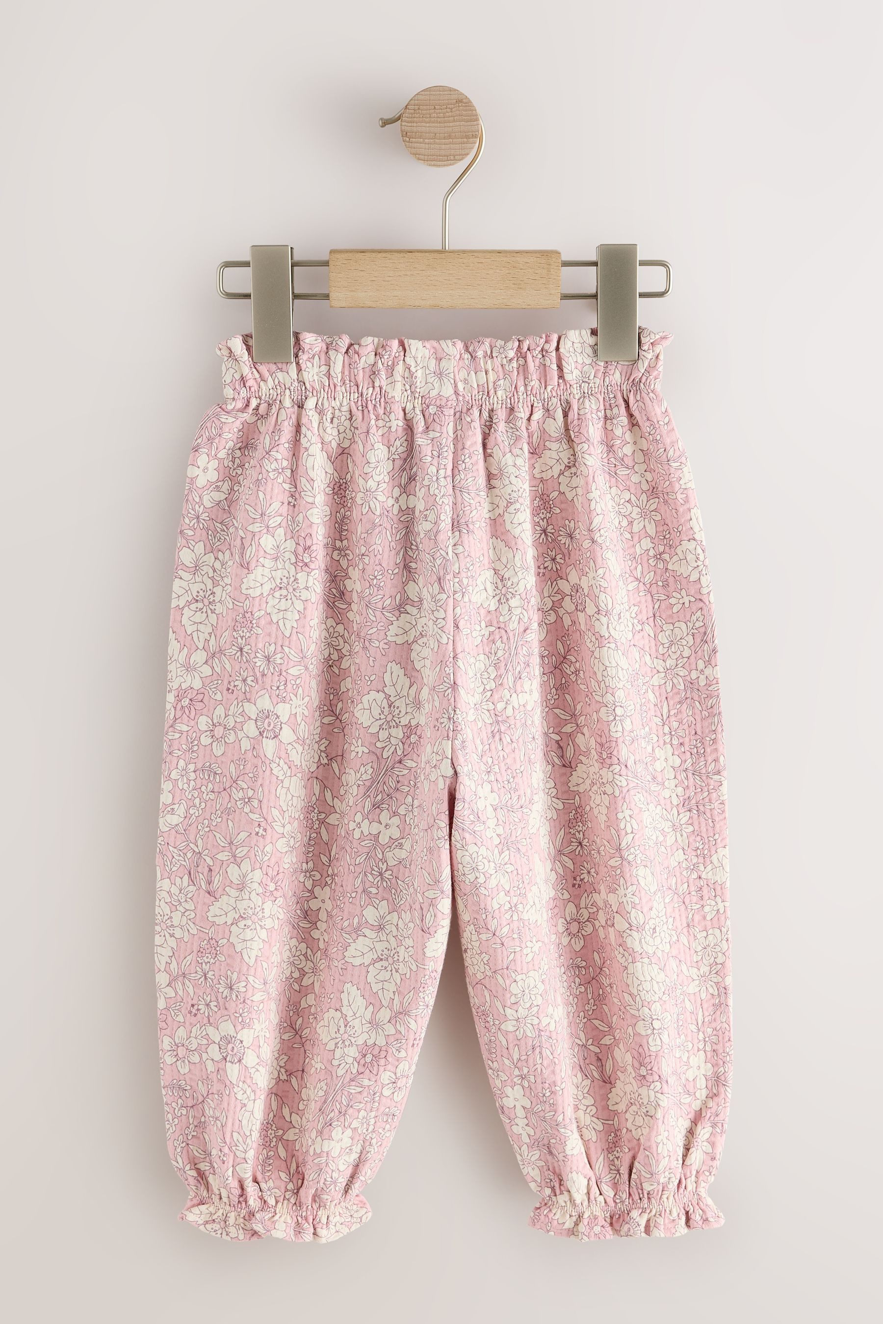 Next Stoffhose Strukturierte Pluderhose (1-tlg) – Bild 2 von 4