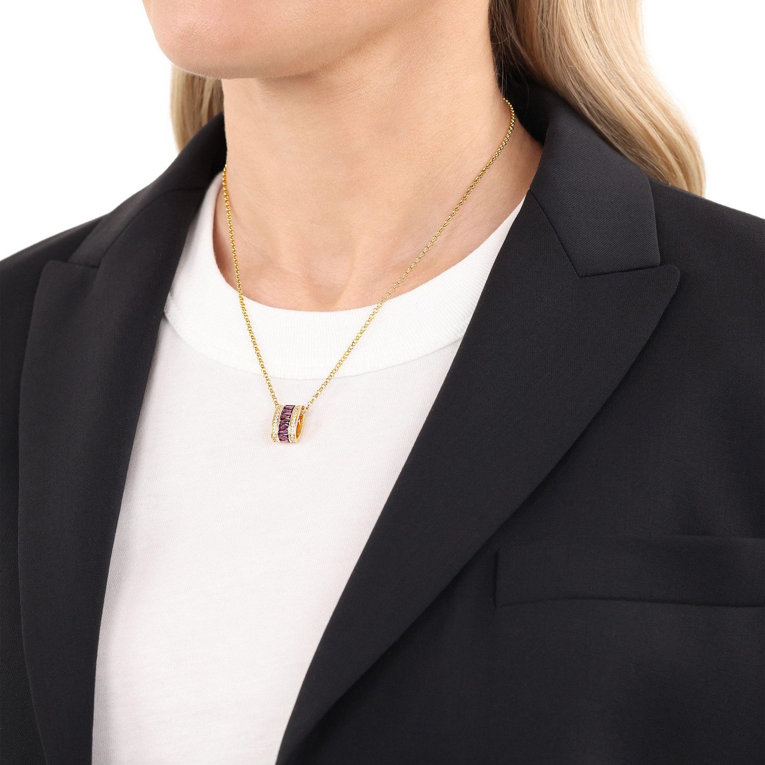 JOOP! Kette mit Anhänger Schmuck, Geschenk, mit Zirkonia (synth)