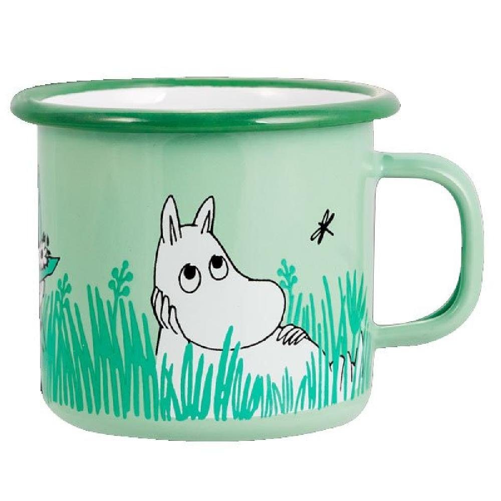 Muurla Kindergeschirr-Set Tasse Mumins Moomin Boys Grün (250 ml)