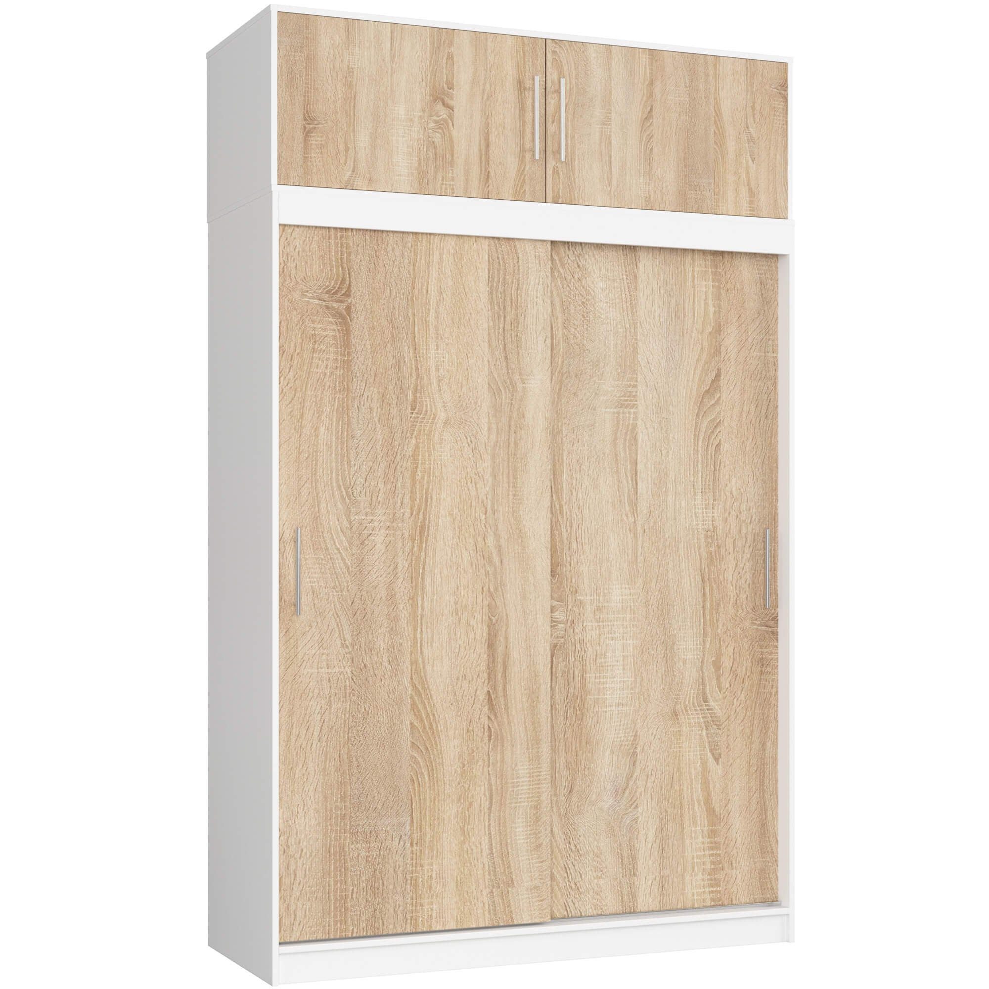 Raumhirsch Furniture Kleiderschrank Moderner Kleiderschrank 4 Türen - Praktischer Stauraum - Weiß Matt Funktionaler Kleiderschrank mit 4 Türen in Weiß Matt
