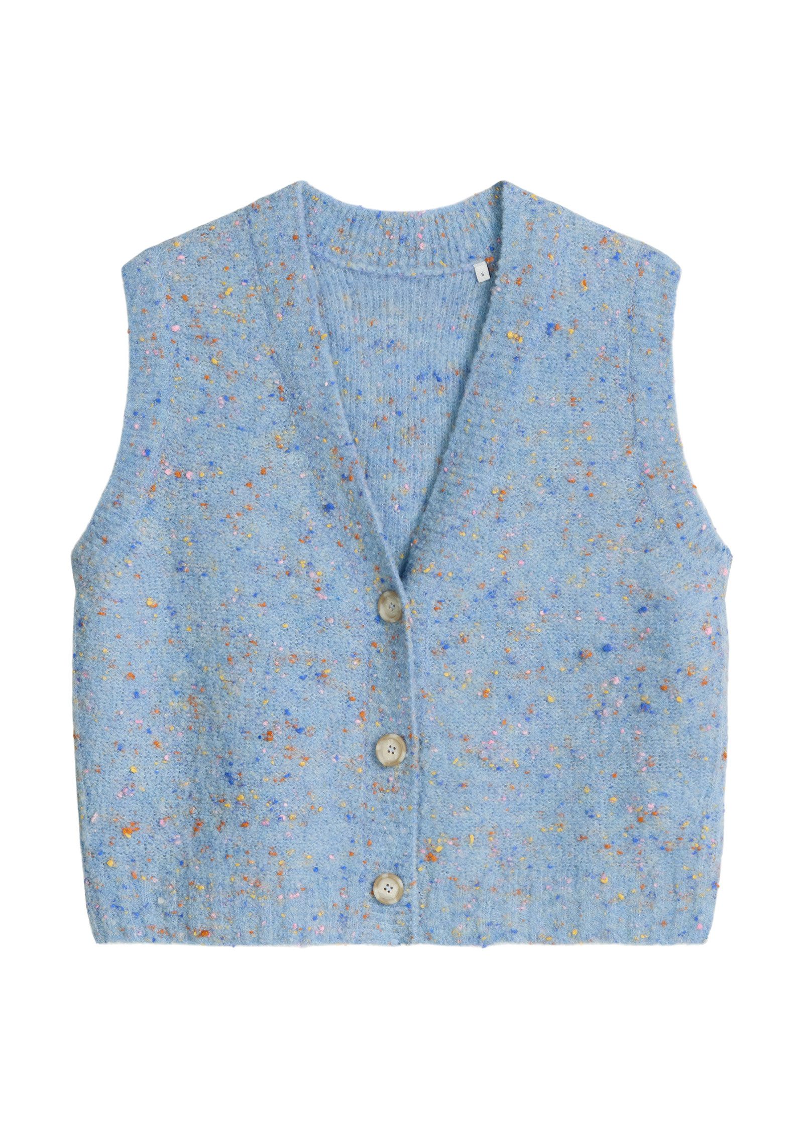 Marc O'Polo DENIM Strickweste aus Schurwolle-Viskose-Mix