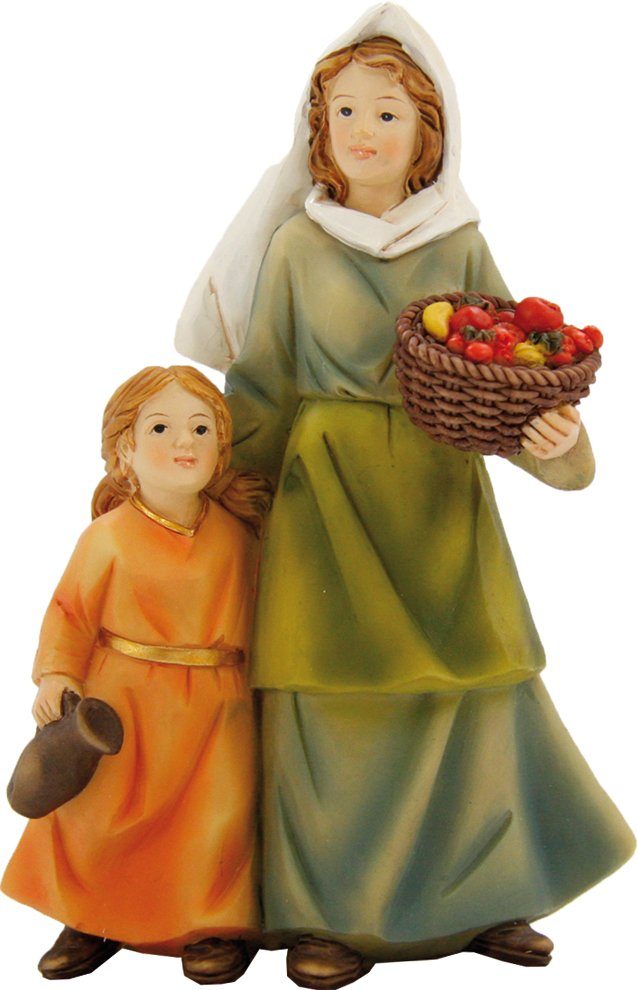 dekoprojekt Krippenfigur Krippenfigur Mutter mit Kind (1 St)