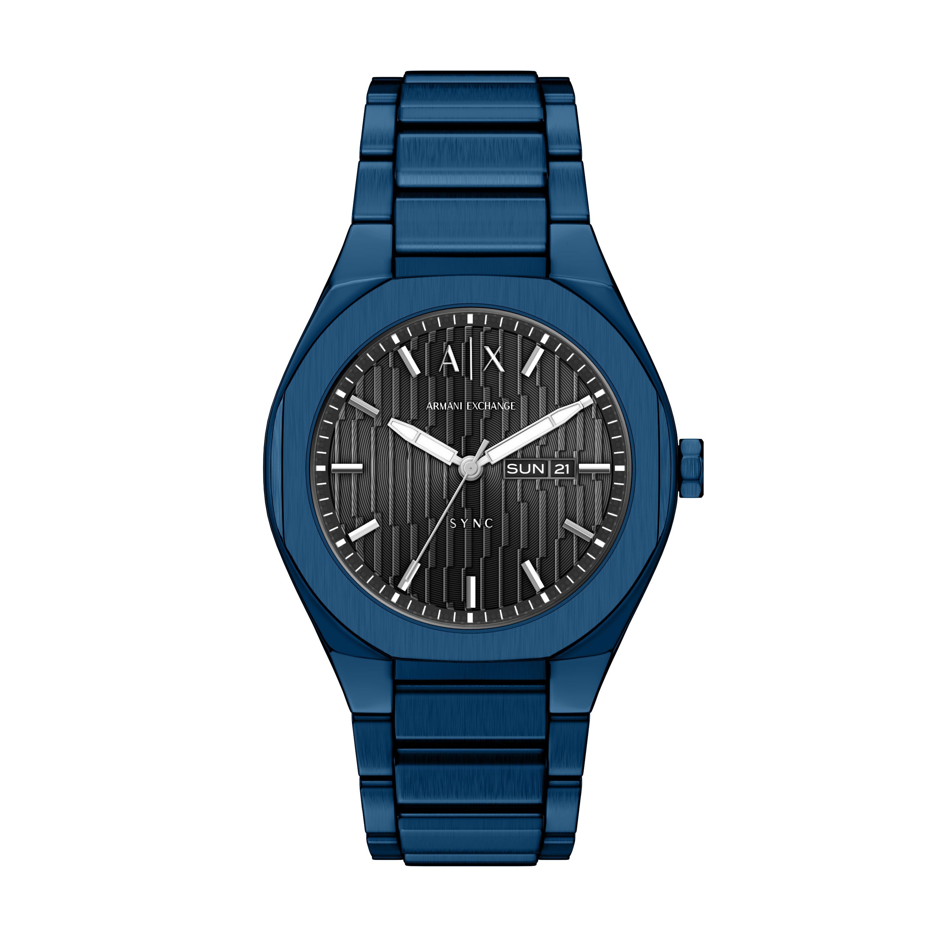 ARMANI EXCHANGE Quarzuhr AX4299, Armbanduhr, Herrenuhr, Edelstahlarmband, analog, Tag