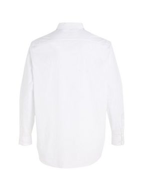 Calvin Klein Big&Tall Langarmhemd BT_STRETCH POPLIN SLIM SHIRT in großen Größen mit durchgehender Knopfleiste