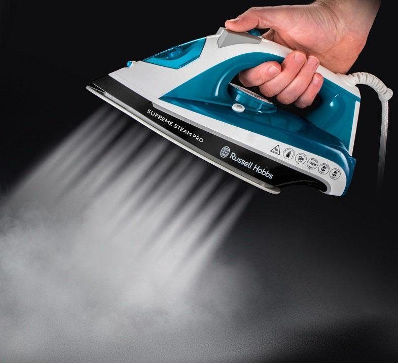 RUSSELL HOBBS Dampfbügeleisen Supreme Steam Pro 23971-56, 2600 W, mit antihaftversiegelter Keramik-Bügelsohle – Bild 3 von 5