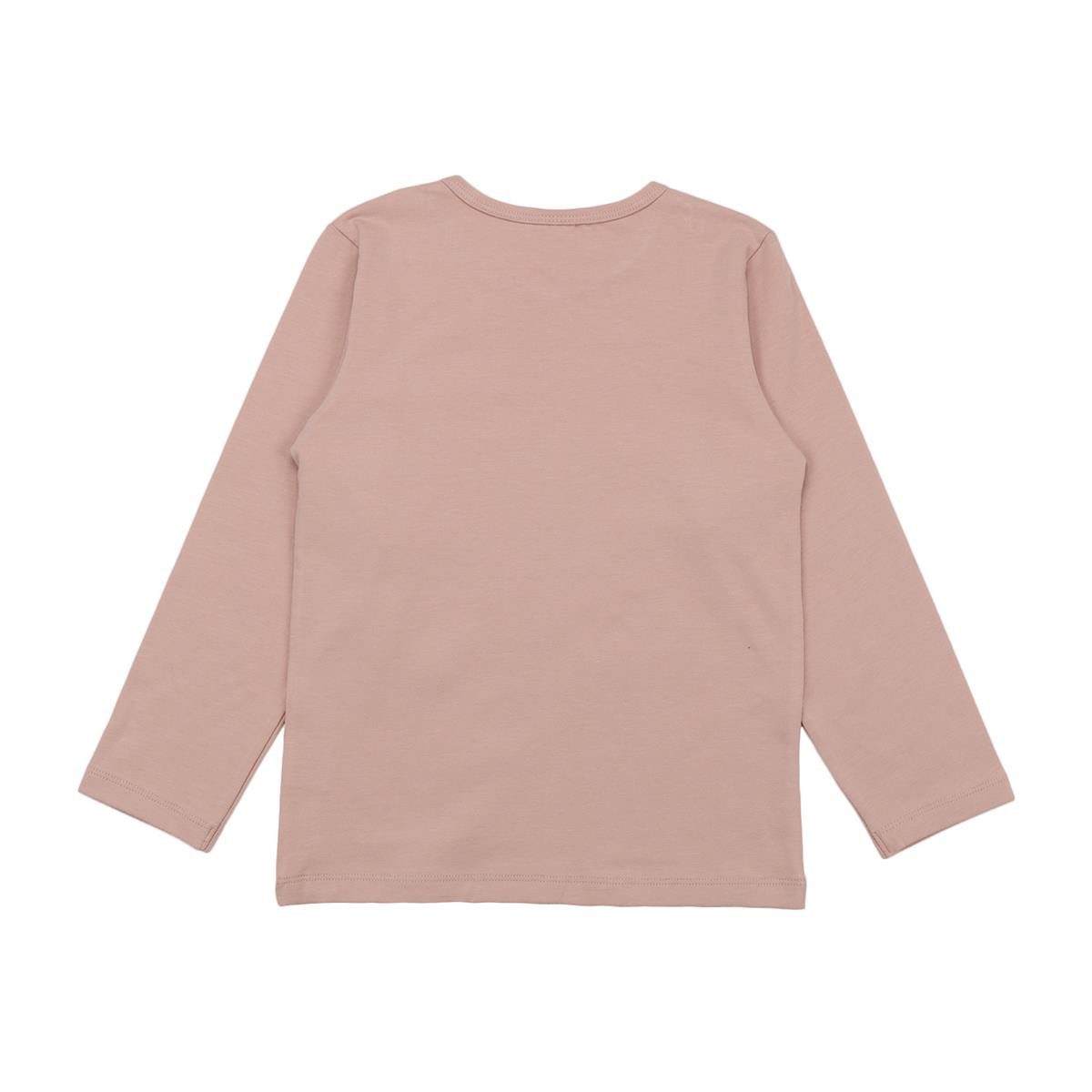 Walkiddy Langarmshirt Bio-Baumwoll Shirt für Kinder mit süßem Katzendruck