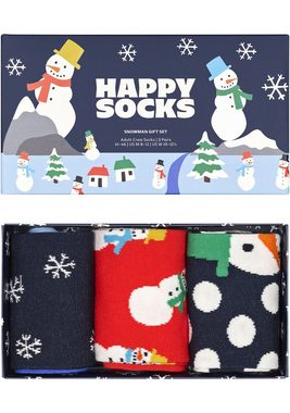 Happy Socks Socken (3-Paar) Snowman Gift Box