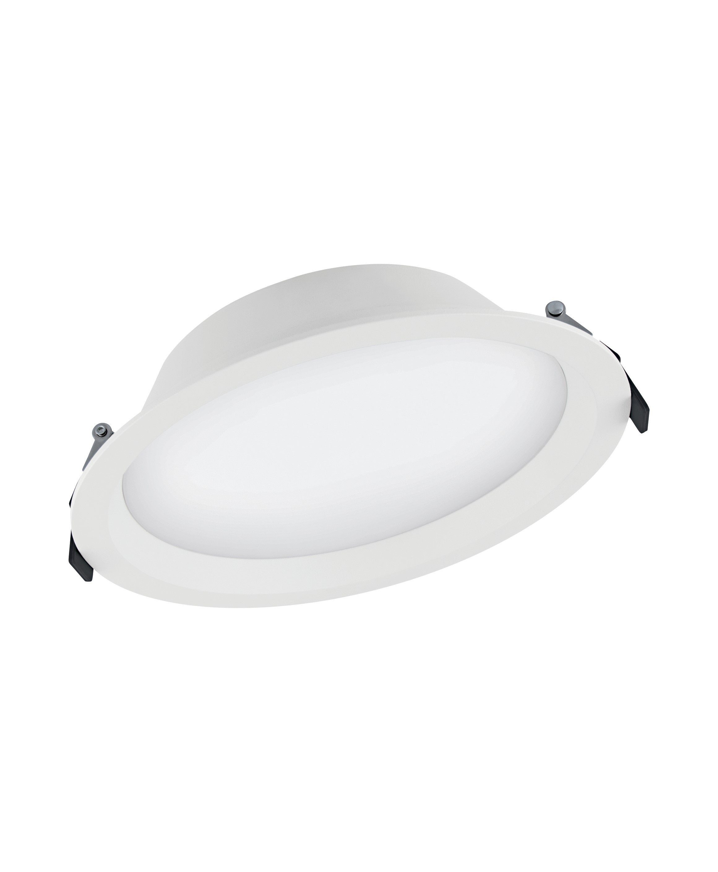 Ledvance Deckenstrahler DOWNLIGHT ALU, Allgemeinbeleuchtung, LED fest integriert, Leuchtmittel enthalten, Kalt weiß, Durchmesser des erforderlichen Deckenausschnitts: 200 mm