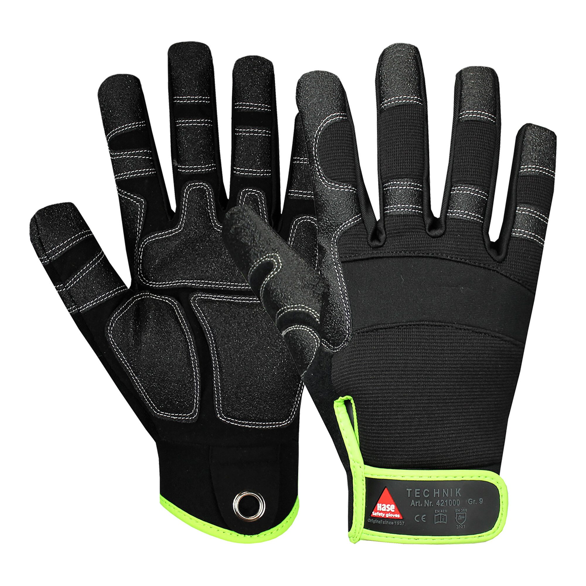 Hase Universal Hase Technik Montagehandschuh aus HiTech-Synthetikleder Größe 12 10 St