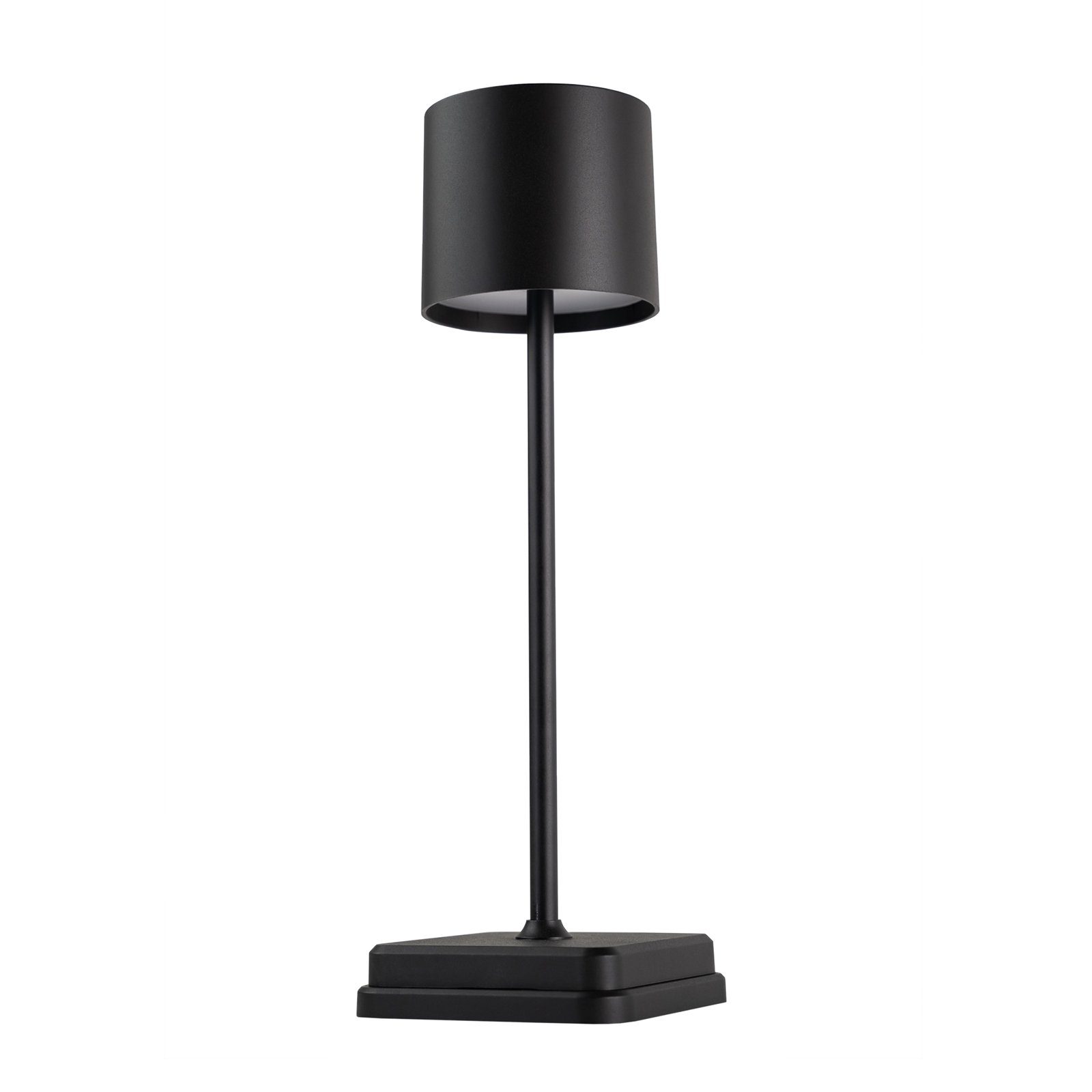 NOWA Tischleuchte Tischleuchte Lennart, LED fest integriert, Tischlampe Schwarz