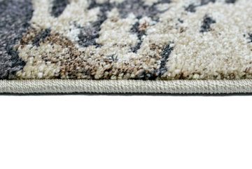 Teppich Teppich Wohnzimmer Wohnzimmerteppich Marmor grau beige braun, Carpetia, rechteckig, Höhe: 13 mm