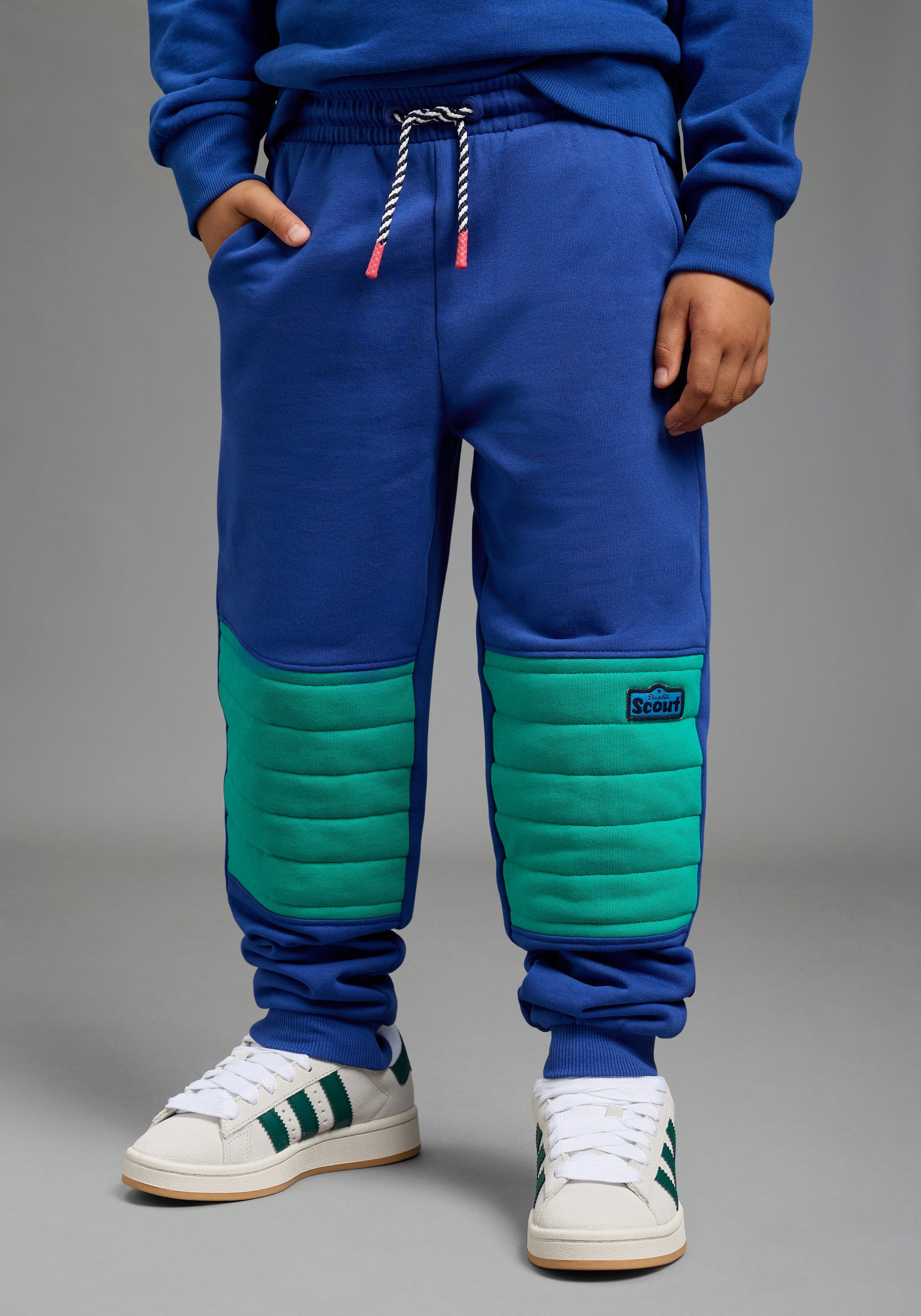 Scout Sweathose Jogginghose mit Kniepatchen - NEU von SCOUT bequeme Passform mit geradem Bein, normale Leibhöhe