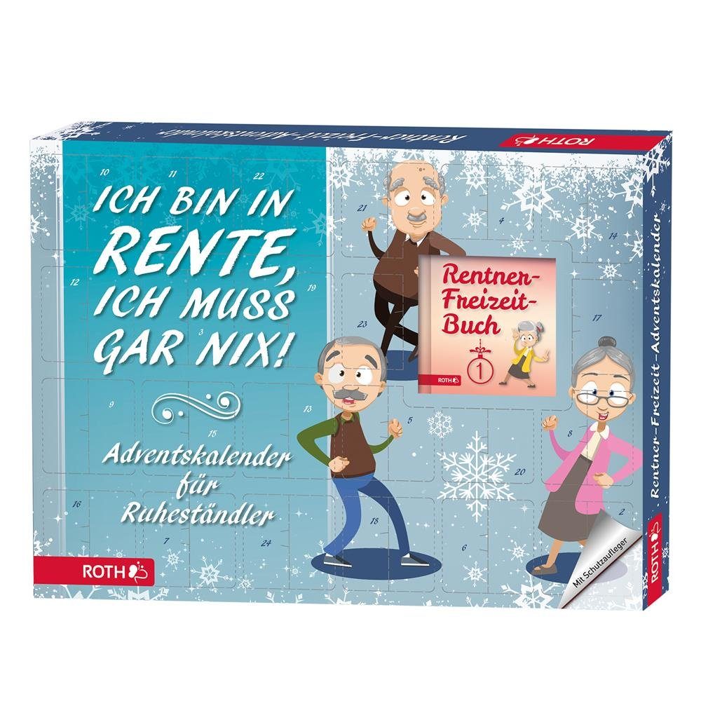 Roth Adventskalender Rentner-Freizeit, mit 24 und Freizeit-Artikel Buch