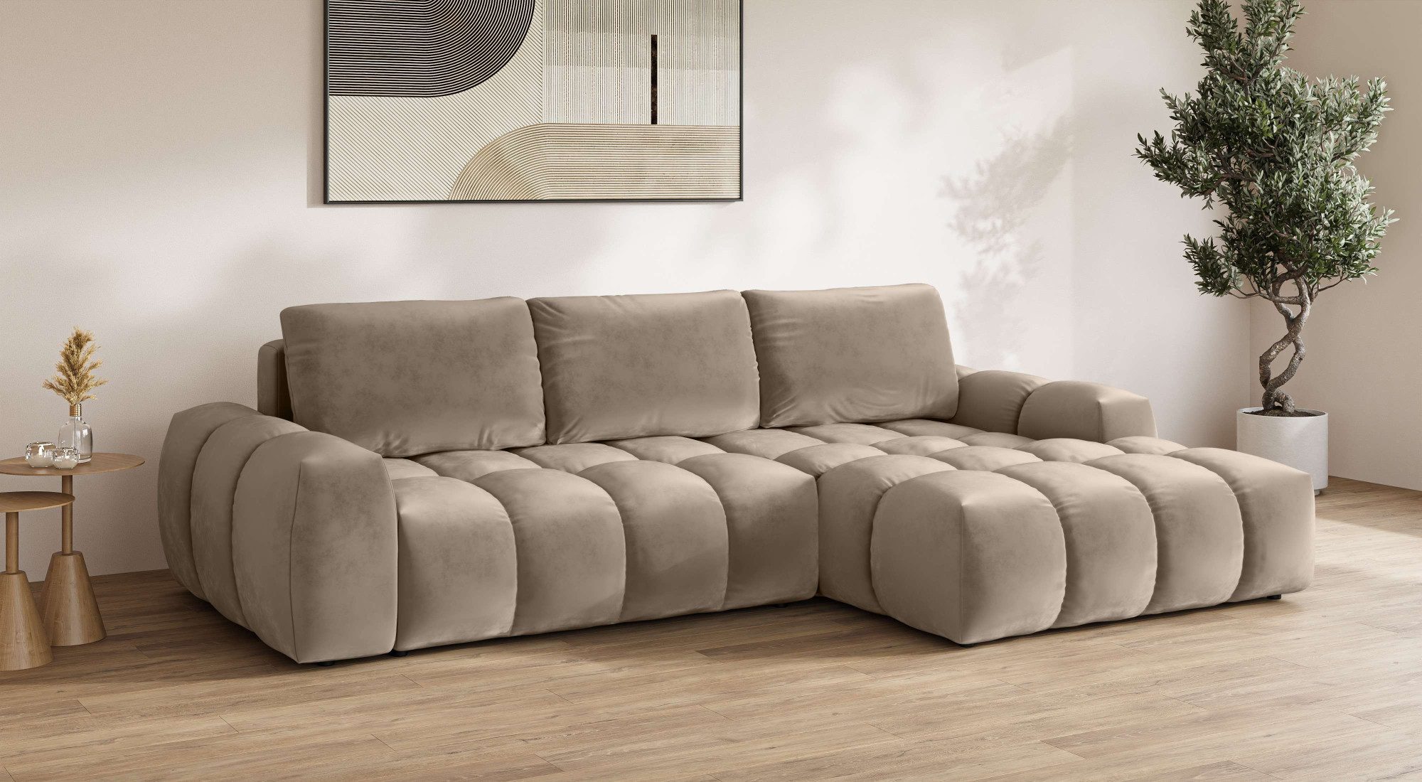 INOSIGN Ecksofa AZITA klein optionale Schlafsofa günstig online kaufen