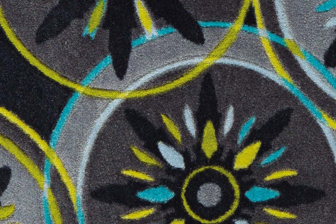 Teppich Boss Teppich Kurzflor Teppich Lara Mat 40 - Blau, rechteckig, Höhe: 9 mm
