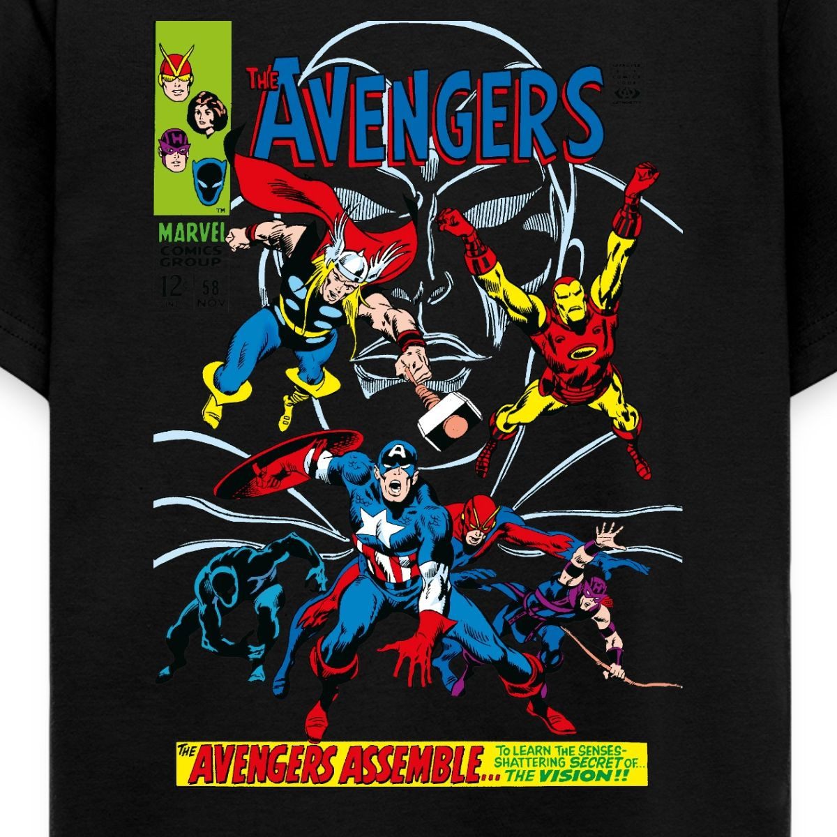 T-Shirt Avengers Comic Superhelden Assemble Teenager T-Shirt
