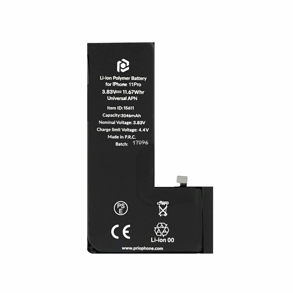 prio prio Akku für iPhone 11 Pro (Universal APN) Handy-Akku (1 St)