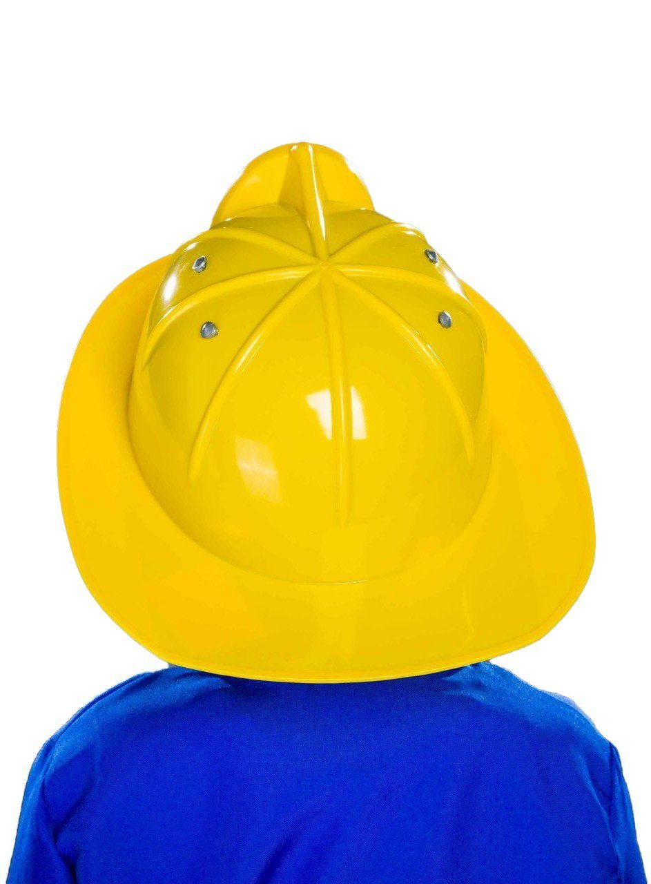Metamorph Kostüm Gelber Feuerwehrhelm für Kinder, Passender Helm für den kleinen Feuerwehrmann