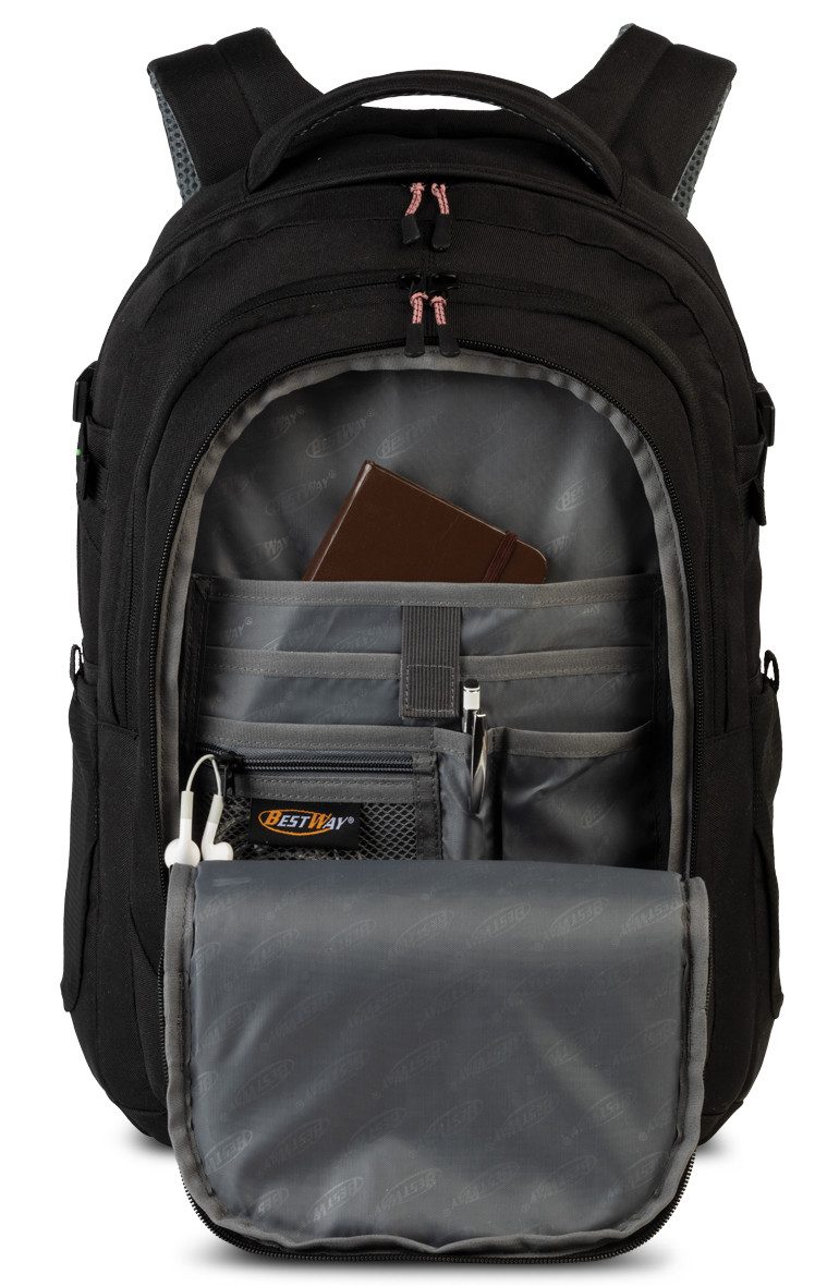 BESTWAY Schulrucksack dunkelblauer Bestay Schulrucksack 22 Liter