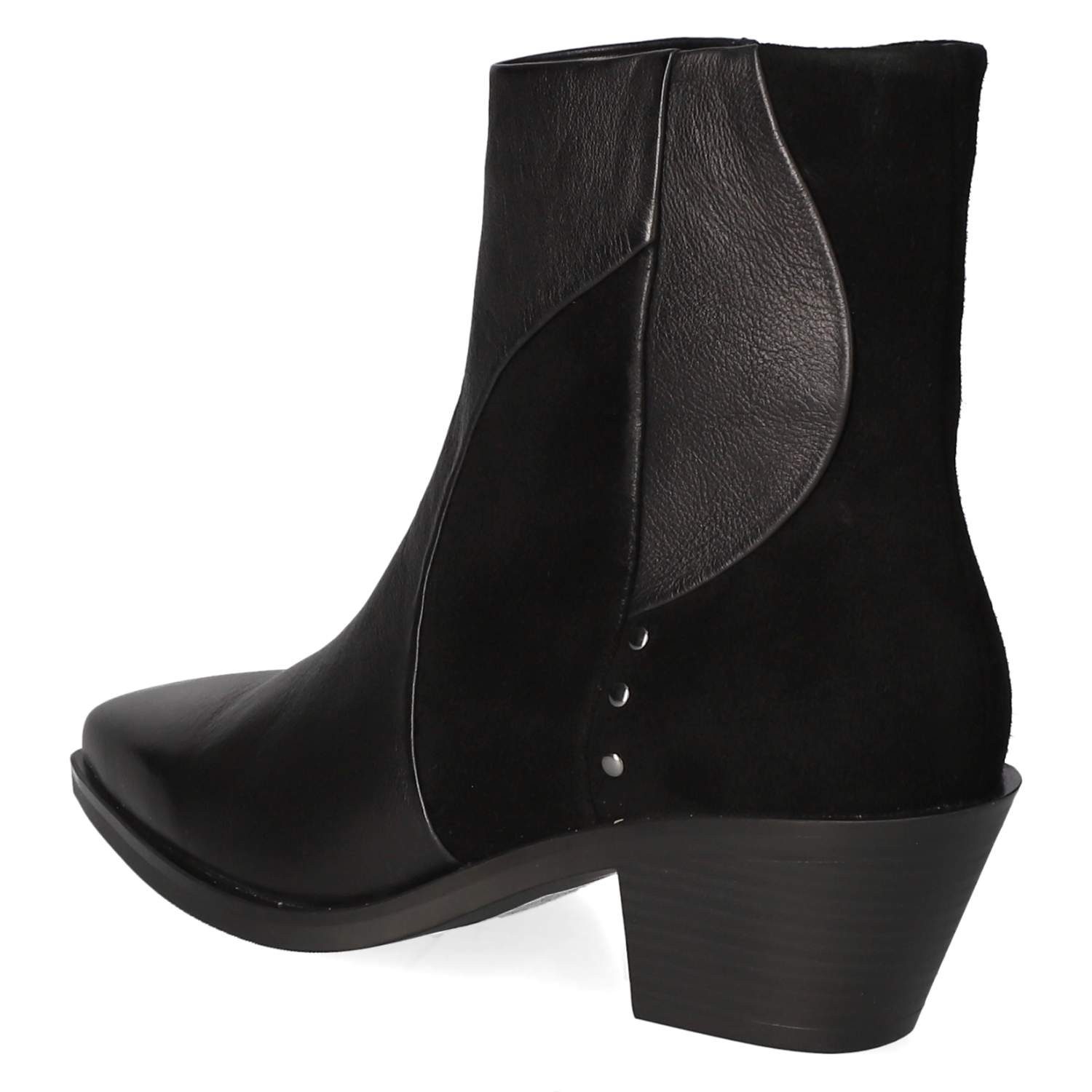 Kaerlek Kaerlek Helly 01 Black Damen Leder black Westernstiefel