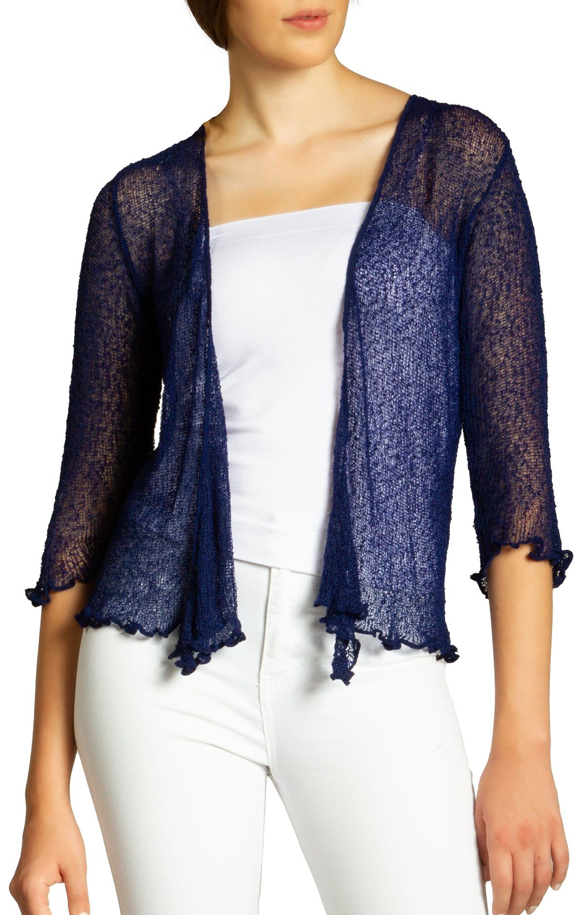 Caspar Strickjacke STJ022 angenehm leichter Damen günstig online kaufen
