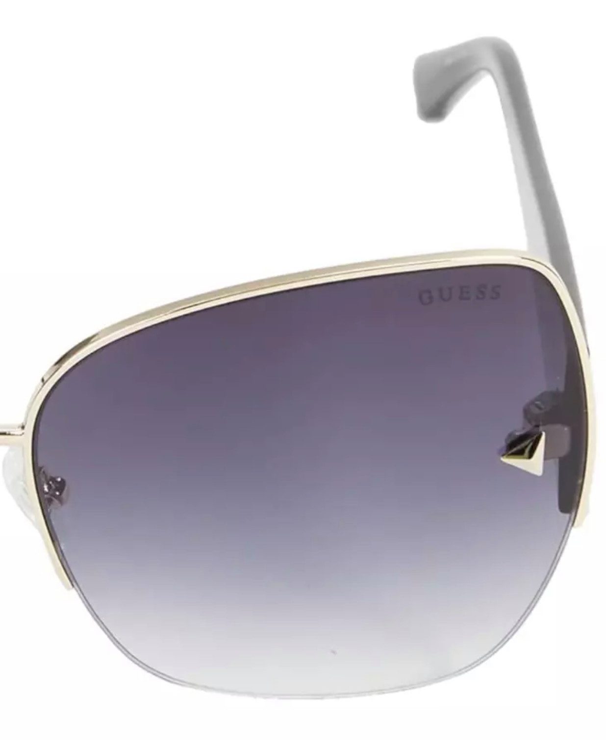 Guess Sonnenbrille Eyewear Brille Mit Tasche Etui UVA & UVB Sichtbares Logo, modern und schick