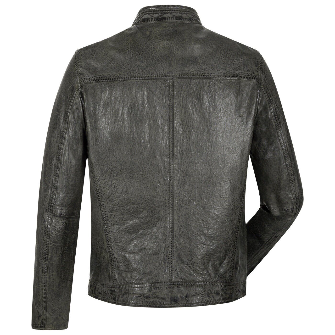 Milestone Lederjacke Herrenjacke aus Lammnappa Leder mit leichter Fütterung