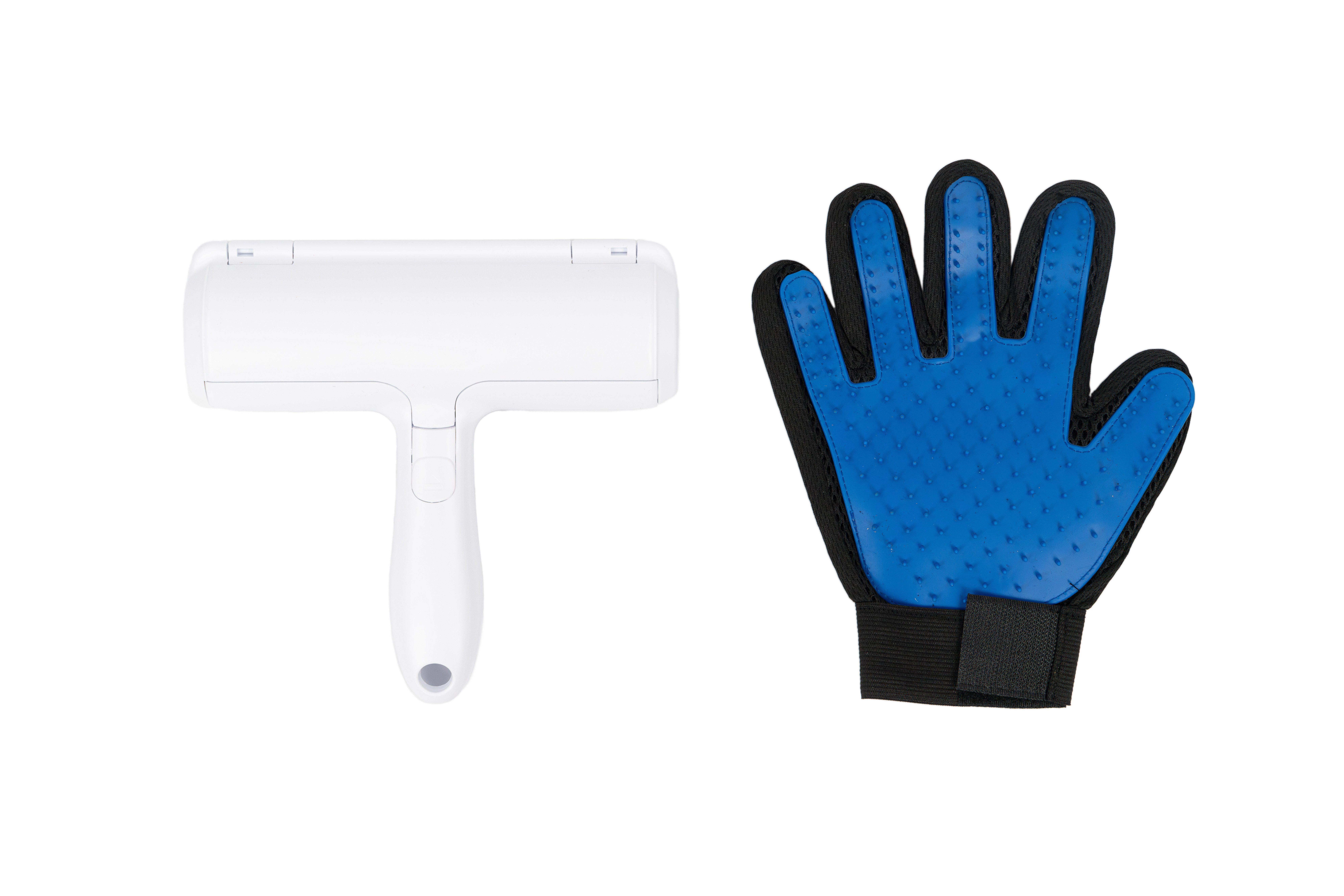 Auronic Fusselroller Auroni Tierhaarroller mit Massagehandschuh, wiederverwendbar