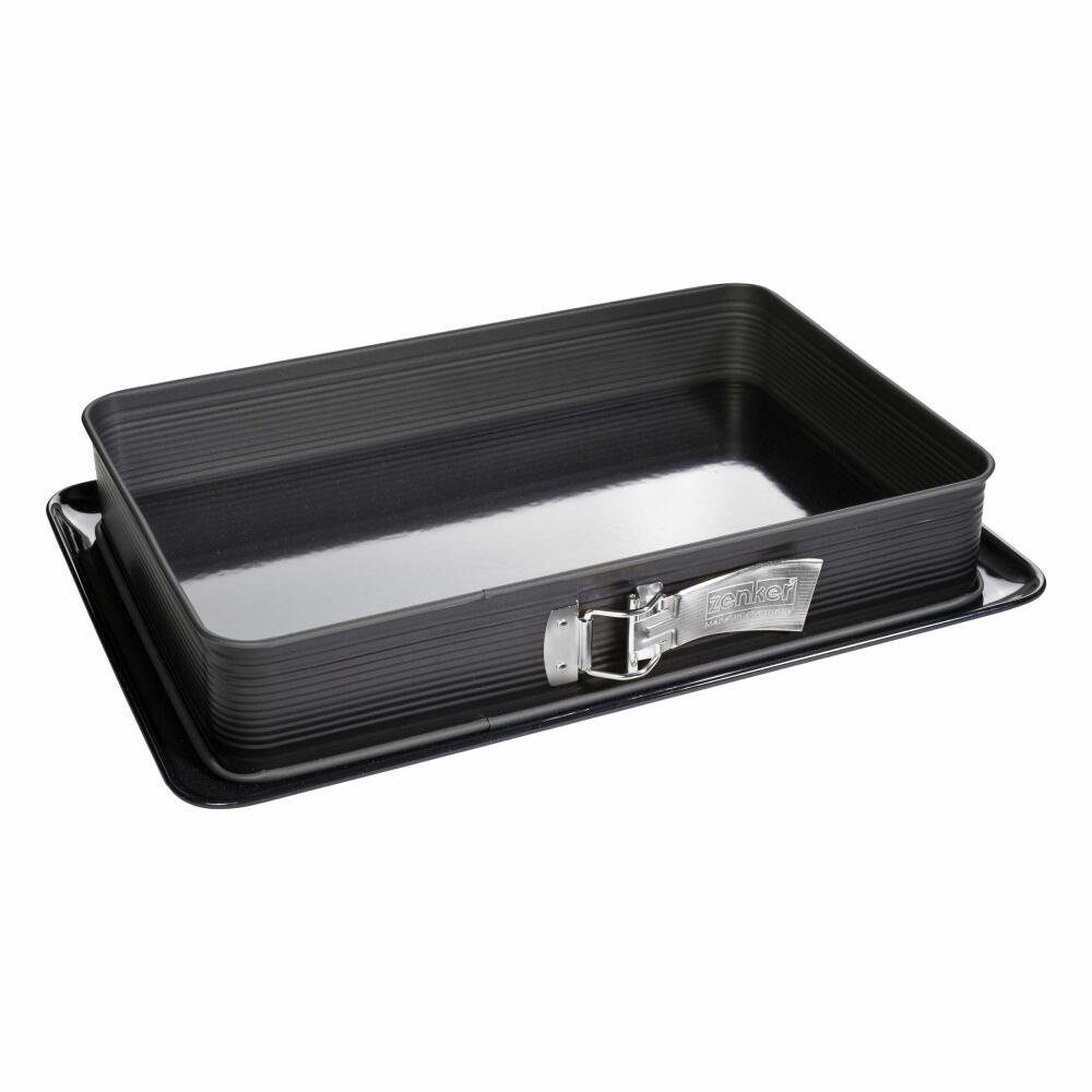 Springform Deluxe Rechteck-Springform mit Flachboden 42 cm