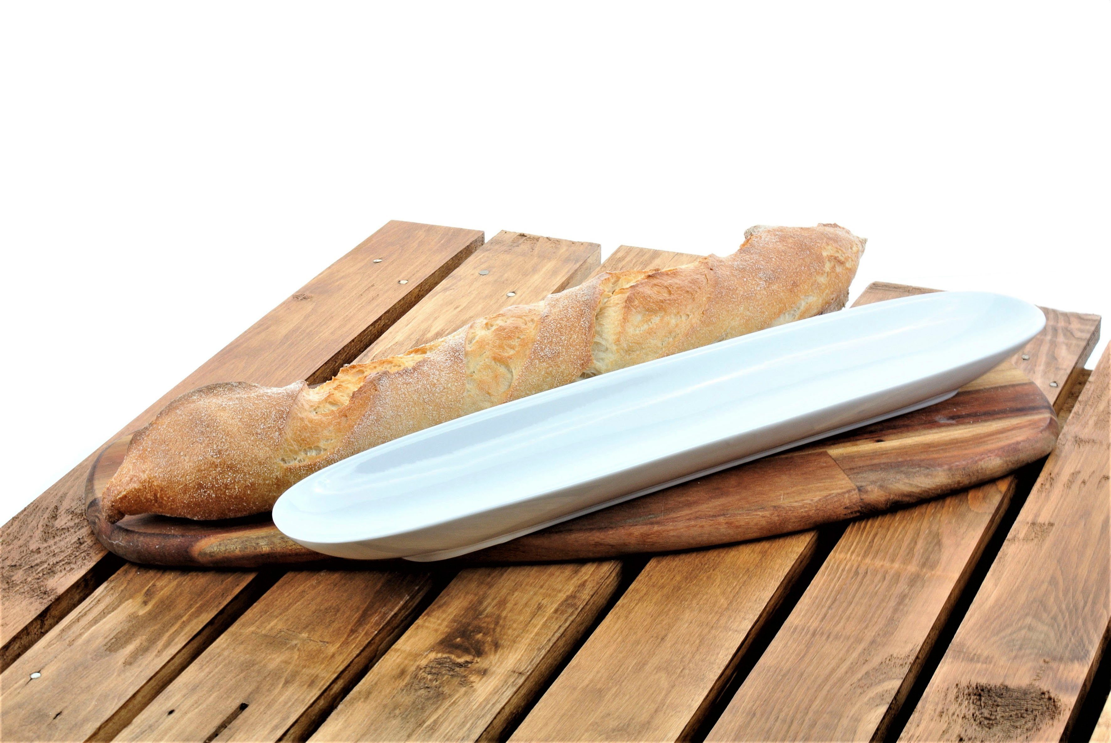 Retsch klassisch weiß, für Porzellan, (Set, Länge 48 Brotschale cm AVANTI, Arzberg 2-tlg), Baguette,