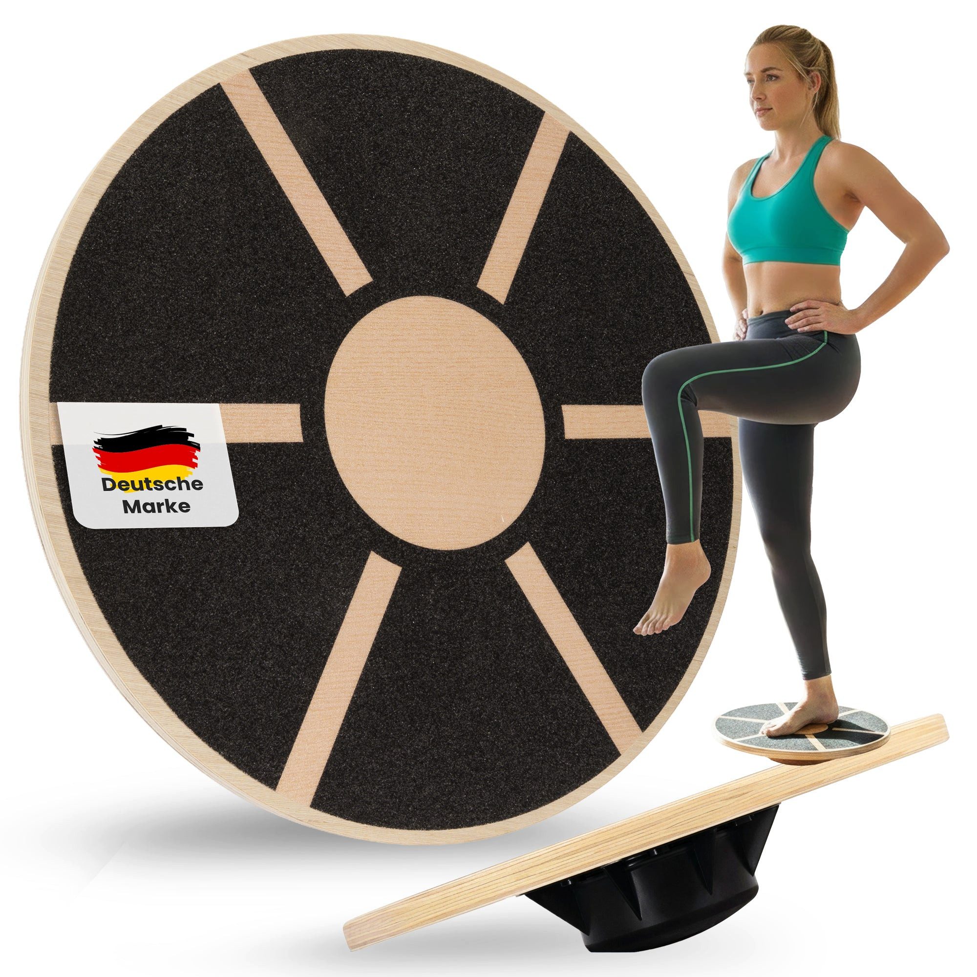 Balancekreisel Therapie Kreisel Balance Board aus Holz
