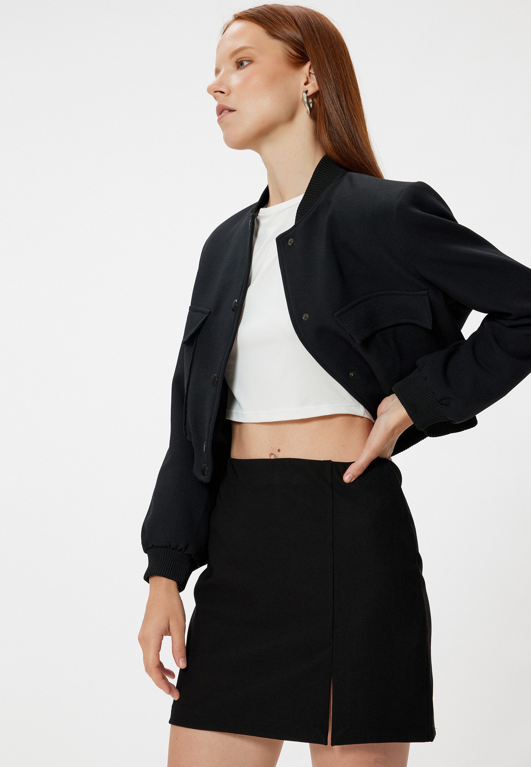 Koton Minirock Mini Länge Mit Schlitzdetail günstig online kaufen