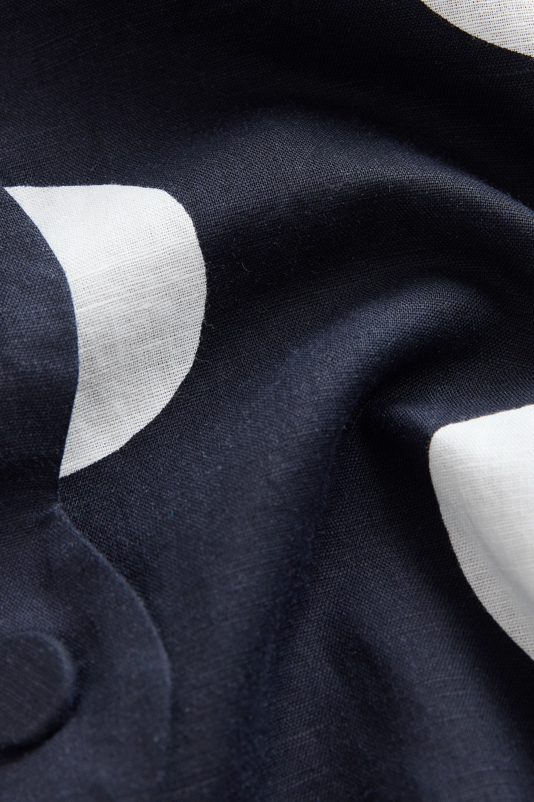 Next Kurzarmbluse Kurzärmelige Button-down-Bluse mit Bogenkanten günstig online kaufen