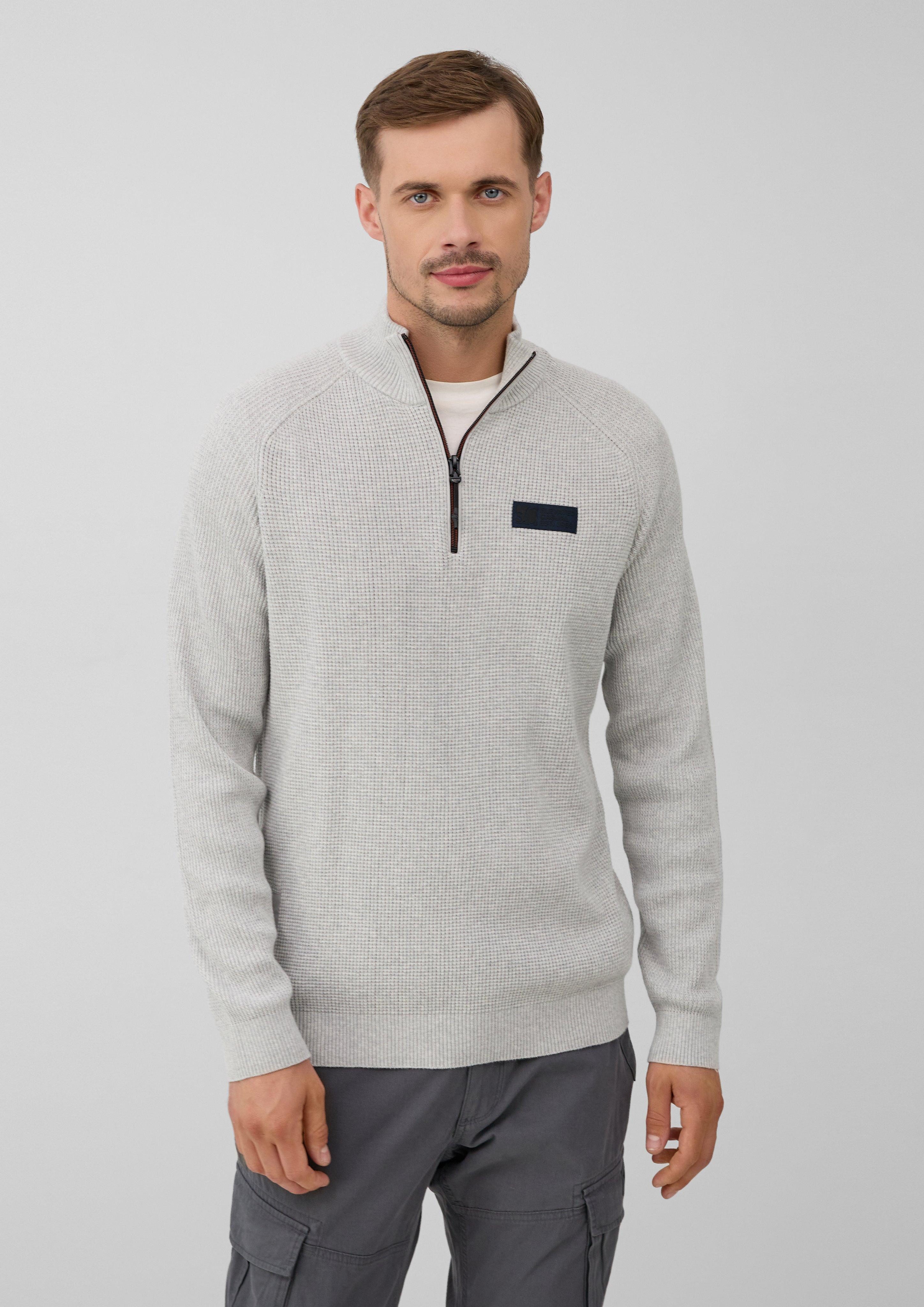 s.Oliver Strickpullover Pullover aus Strukturstrick mit günstig online kaufen