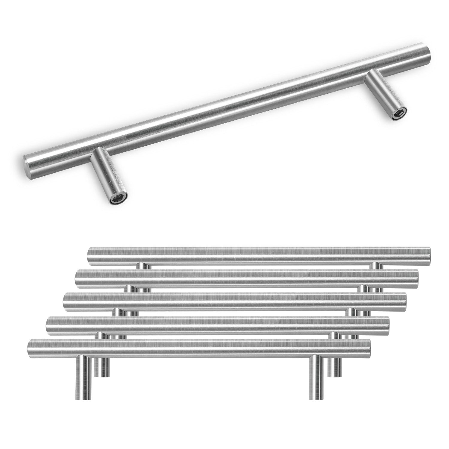 Clanmacy Möbelgriff 10X Stangengriff Möbelgriffe Schrank Küchengriff Küche günstig online kaufen