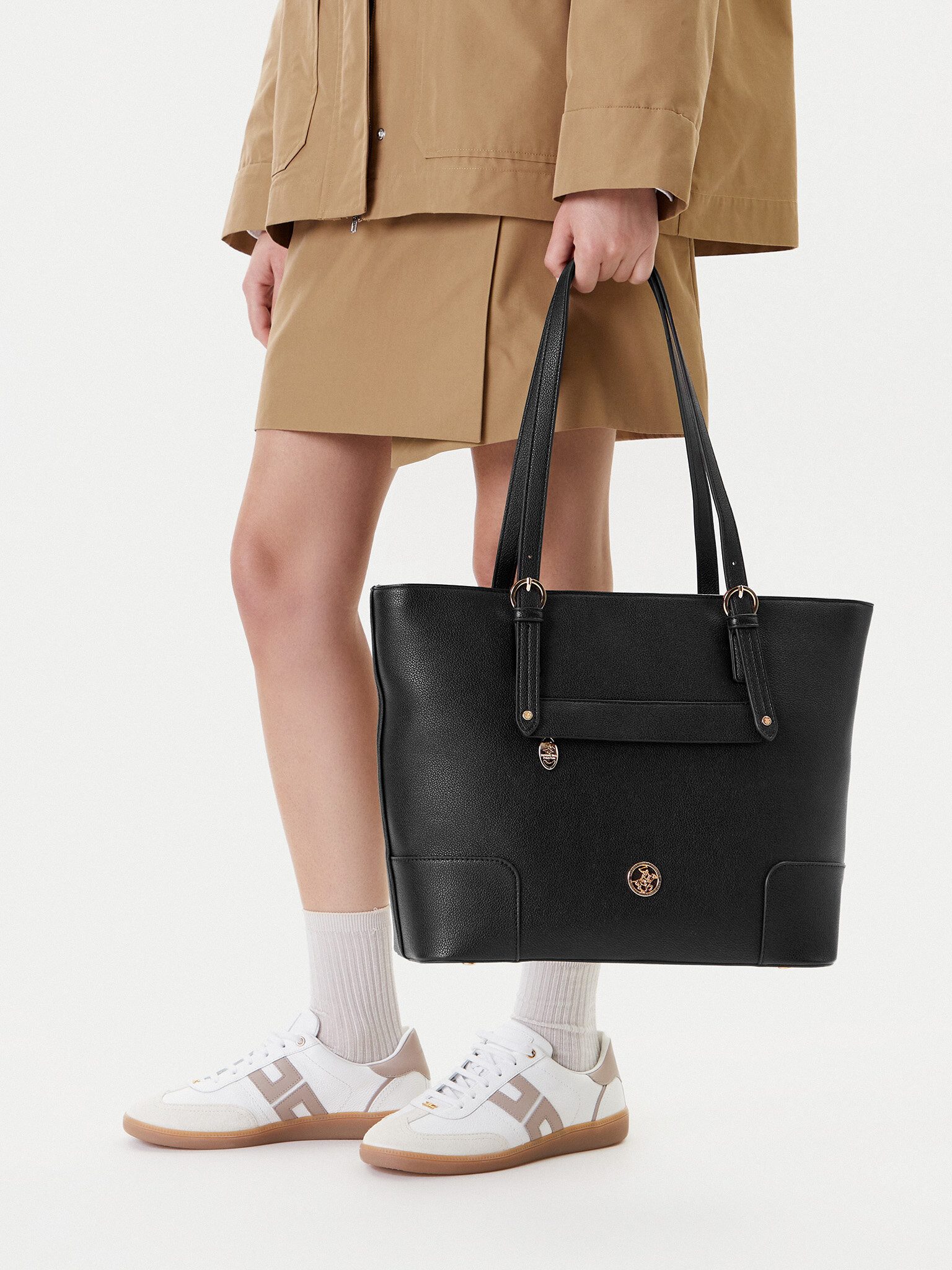 BEVERLY HILLS POLO CLUB Handtasche Beverly Hills Polo Club Damenhandtasche Schwarz CEO - BHPC-C-007-08