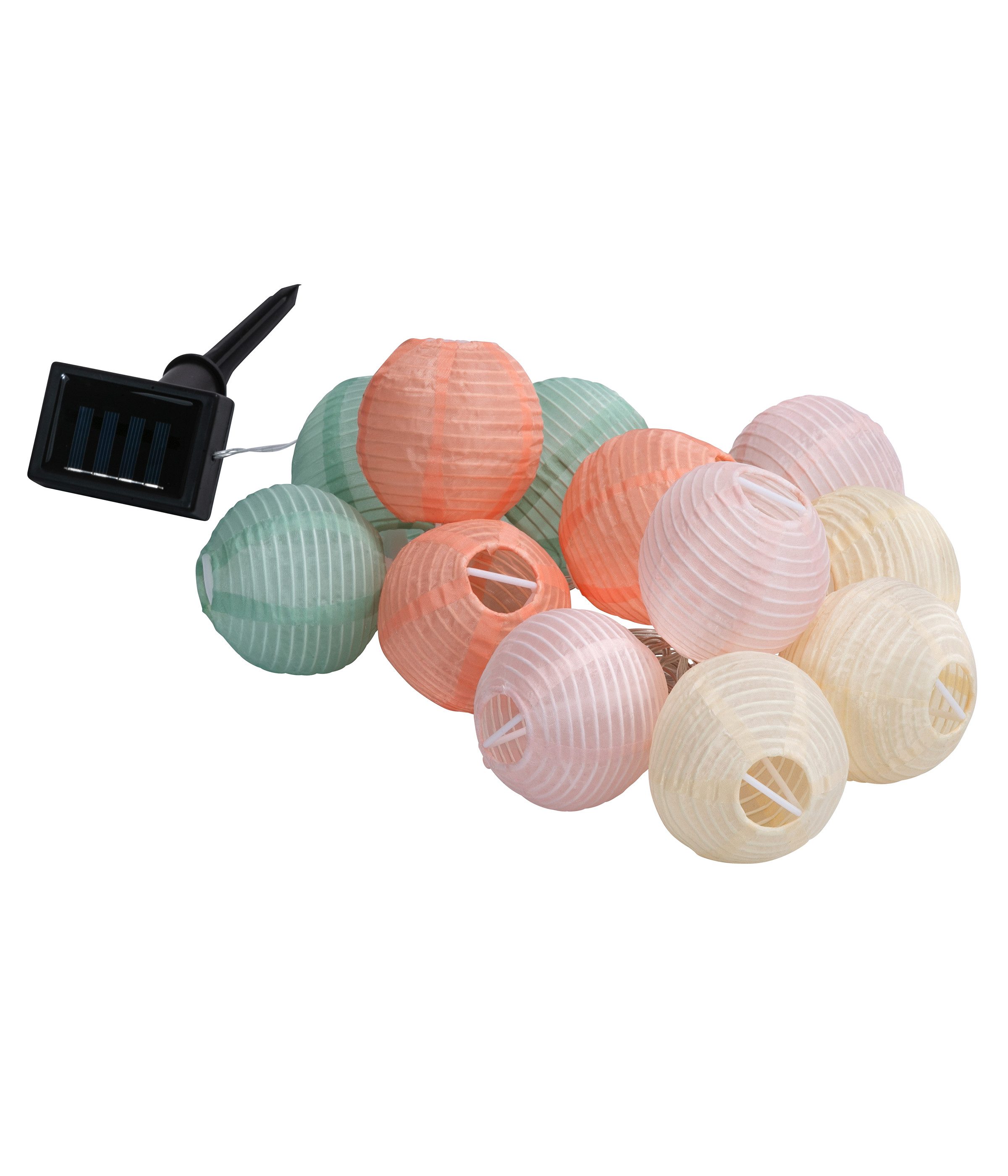 Dehner LED Solarleuchte Solar-Lichterkette Lampion mit günstig online kaufen