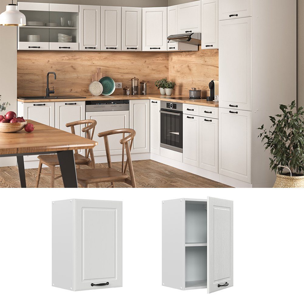 Vicco Hängeschrank R-Line, Weiß Landhaus/Weiß, 40 günstig online kaufen