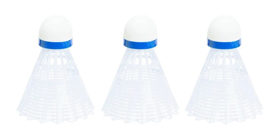 Federball Badminton-Ball 3er Set