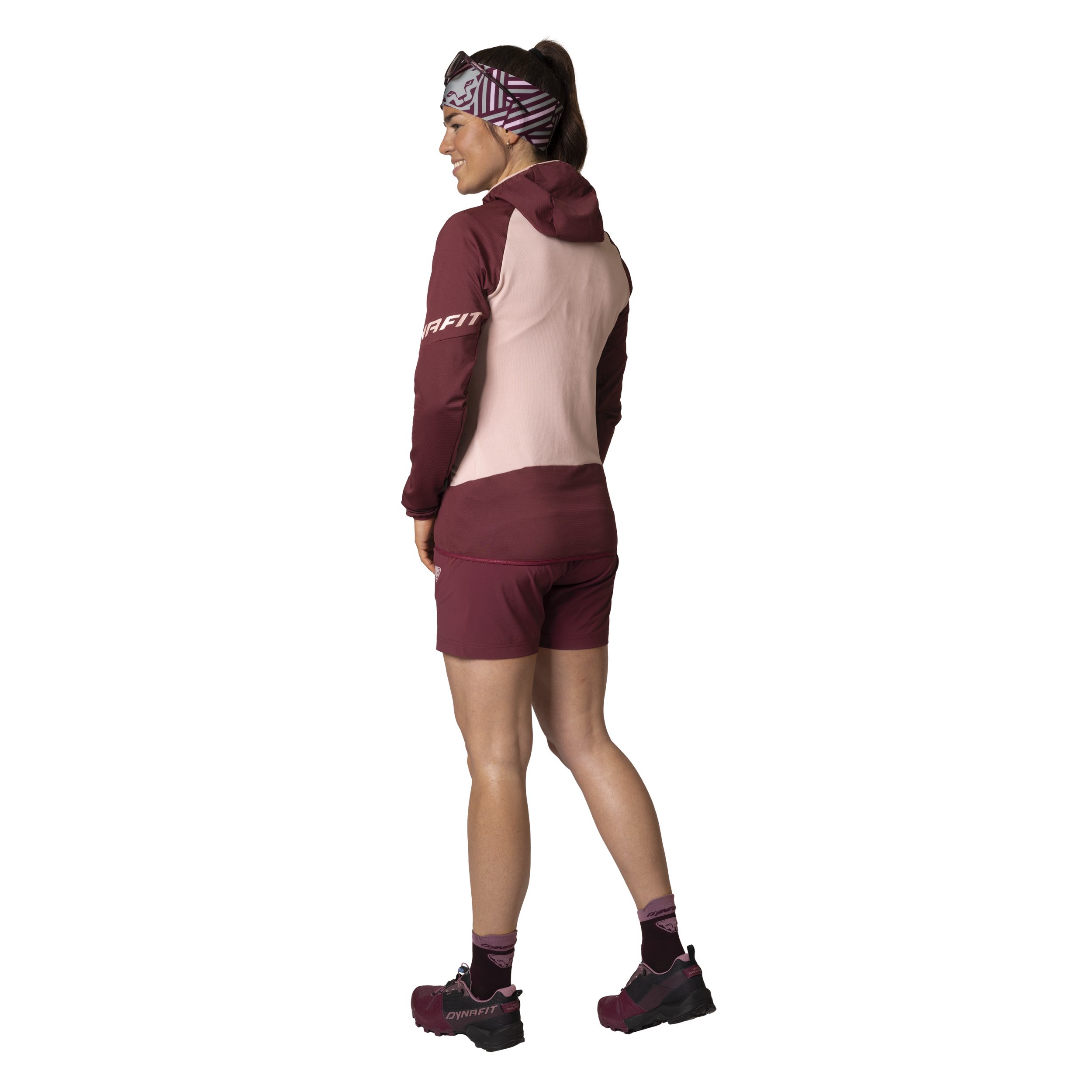 Dynafit Strickjacke TRANSALPER LIGHT PTC W HOODY BURGUNDY/6370