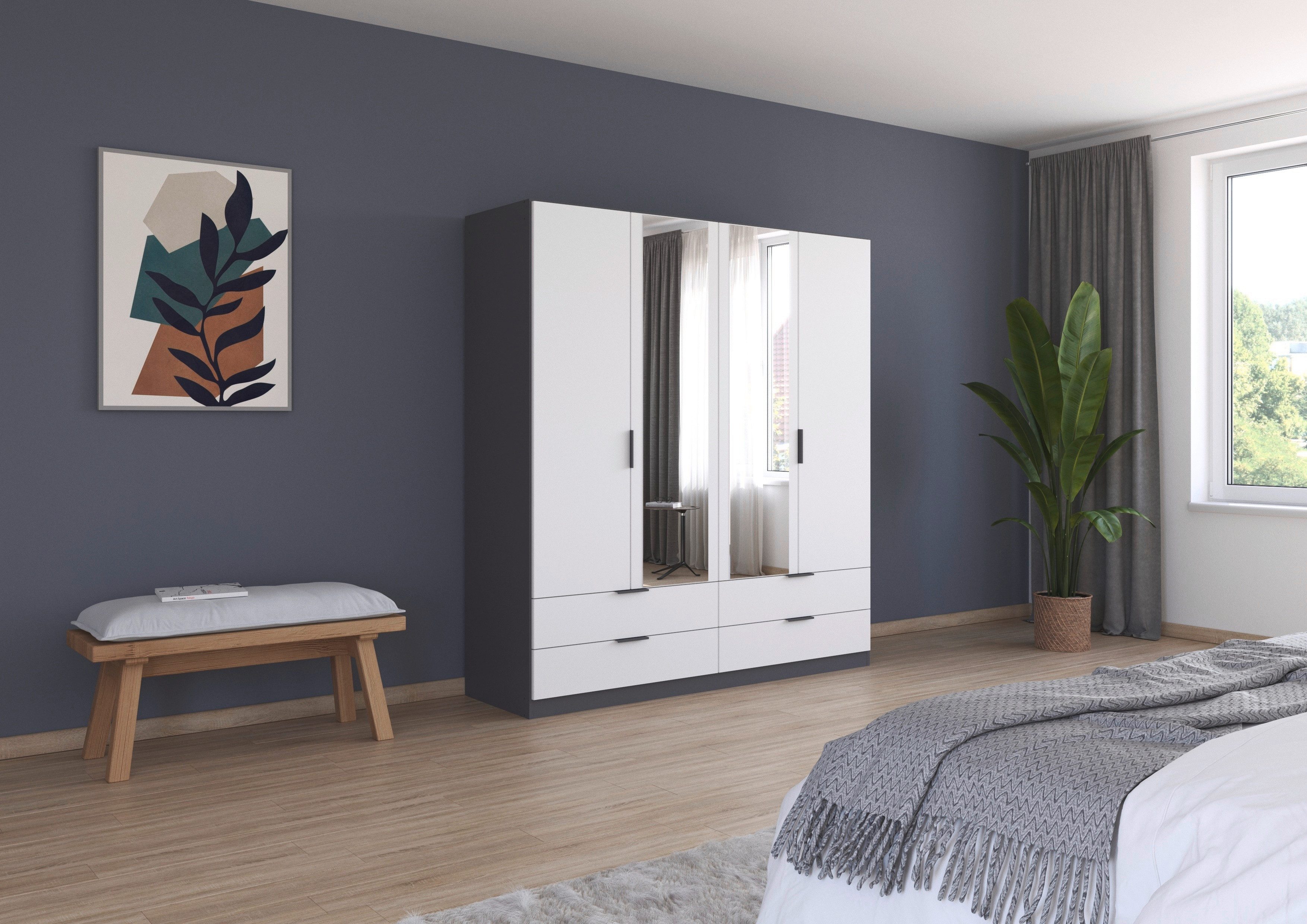rauch Kleiderschrank Drehtürenschrank Schrank Garderobe Ankleide günstig online kaufen