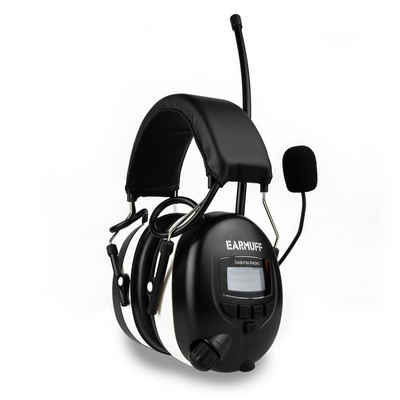 EARMUFF Kapselgehörschutz EARMUFF 31dB DAB+/FM/AUX/Bluetooth, (1 St)