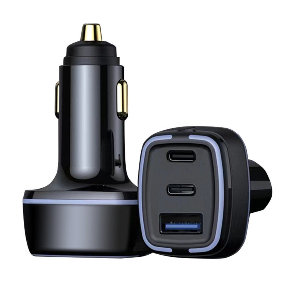 GelldG Zigarettenanzünder-Verteiler 105W Auto Ladegerät USB C, 12V/24V  Zigarettenanzünder USB mit 3 Ports