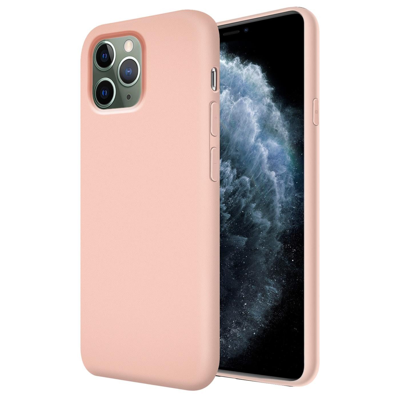 CoolGadget Handyhülle Silikon Case für das iPhone 11 Pro Slim TPU Cover 5,8 Zoll, Weiche Schutz Hülle mit Innen Fleece aus Stoff Handy Tasche – Bild 2 von 5