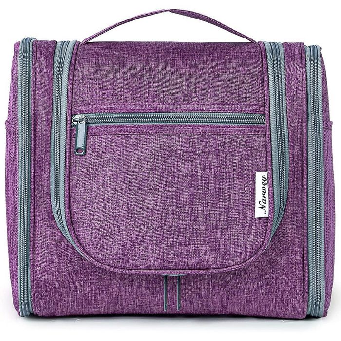 FeelGlad Mini Bag Reise-Kosmetiktasche grau große Kapazität tragbar.
