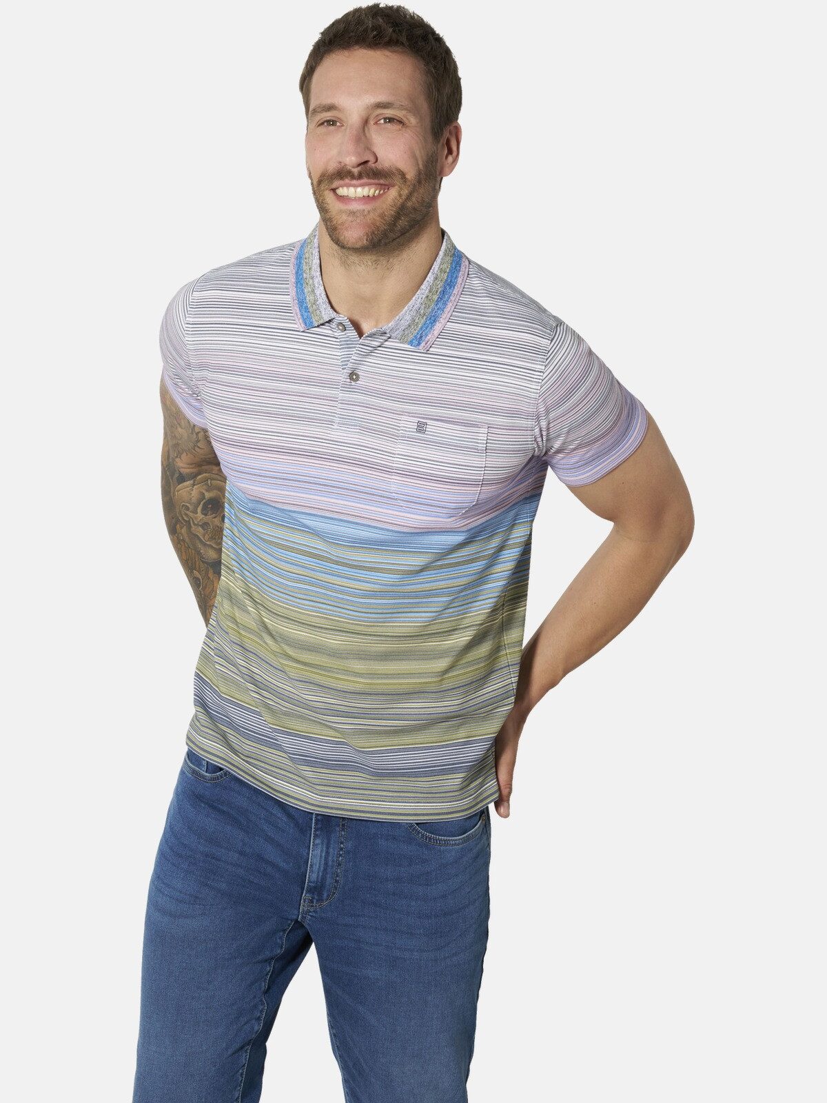 Babista Poloshirt JORGIO mit Streifenmuster