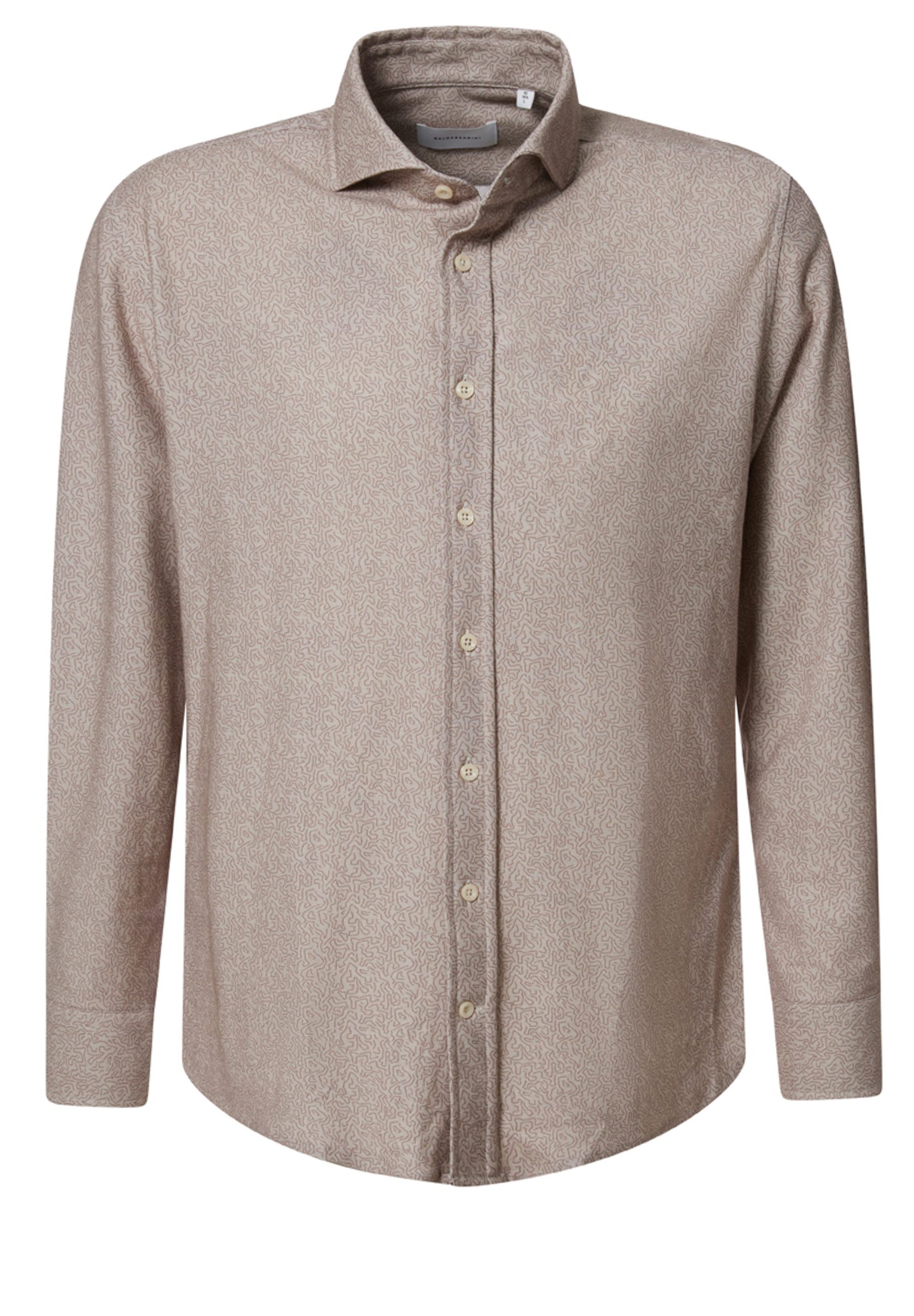 BALDESSARINI Langarmhemd Hugh-1 mit Muster (1-tlg)