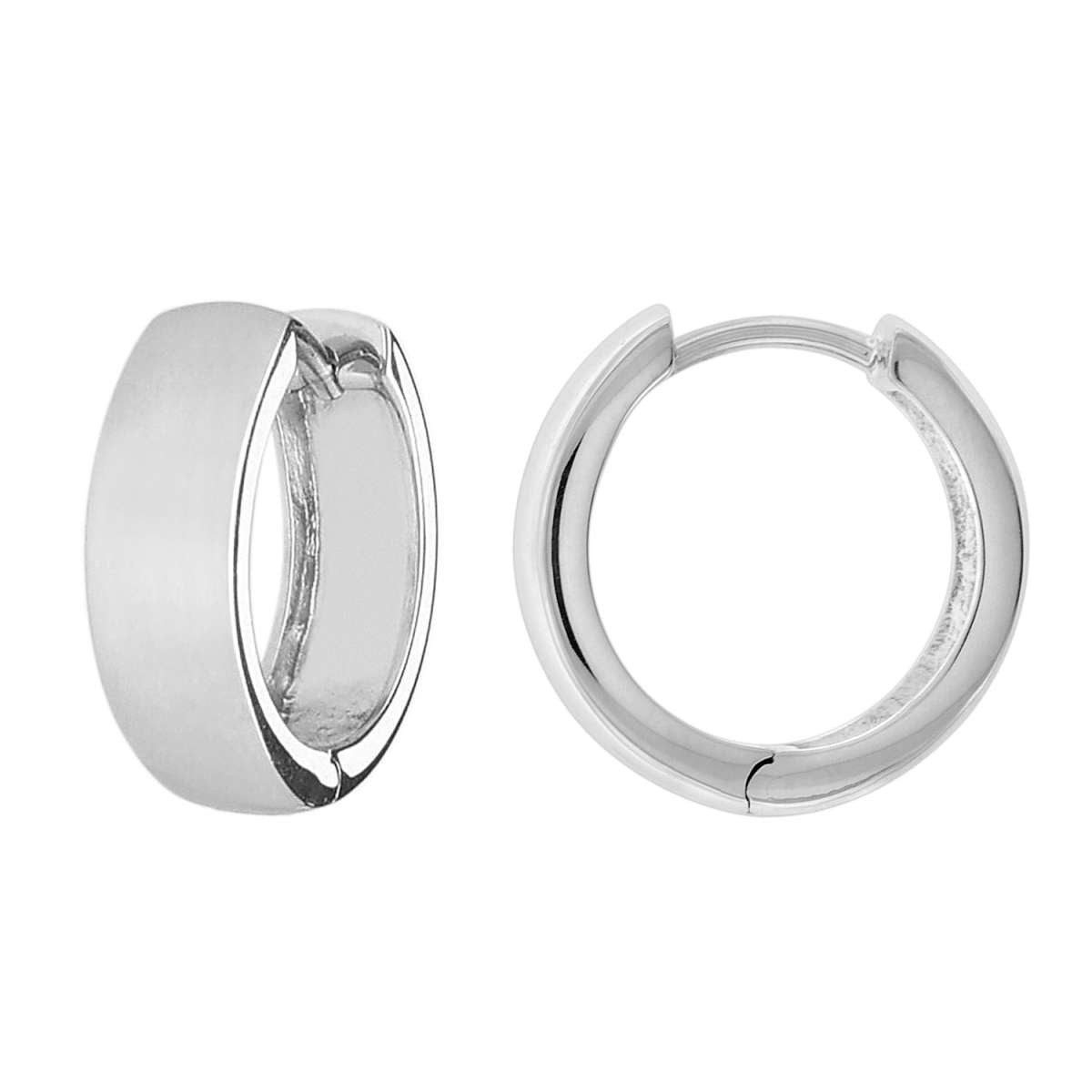 trendor Paar Creolen 41581, für Damen und Herren 925 Silber Ø 16 mm