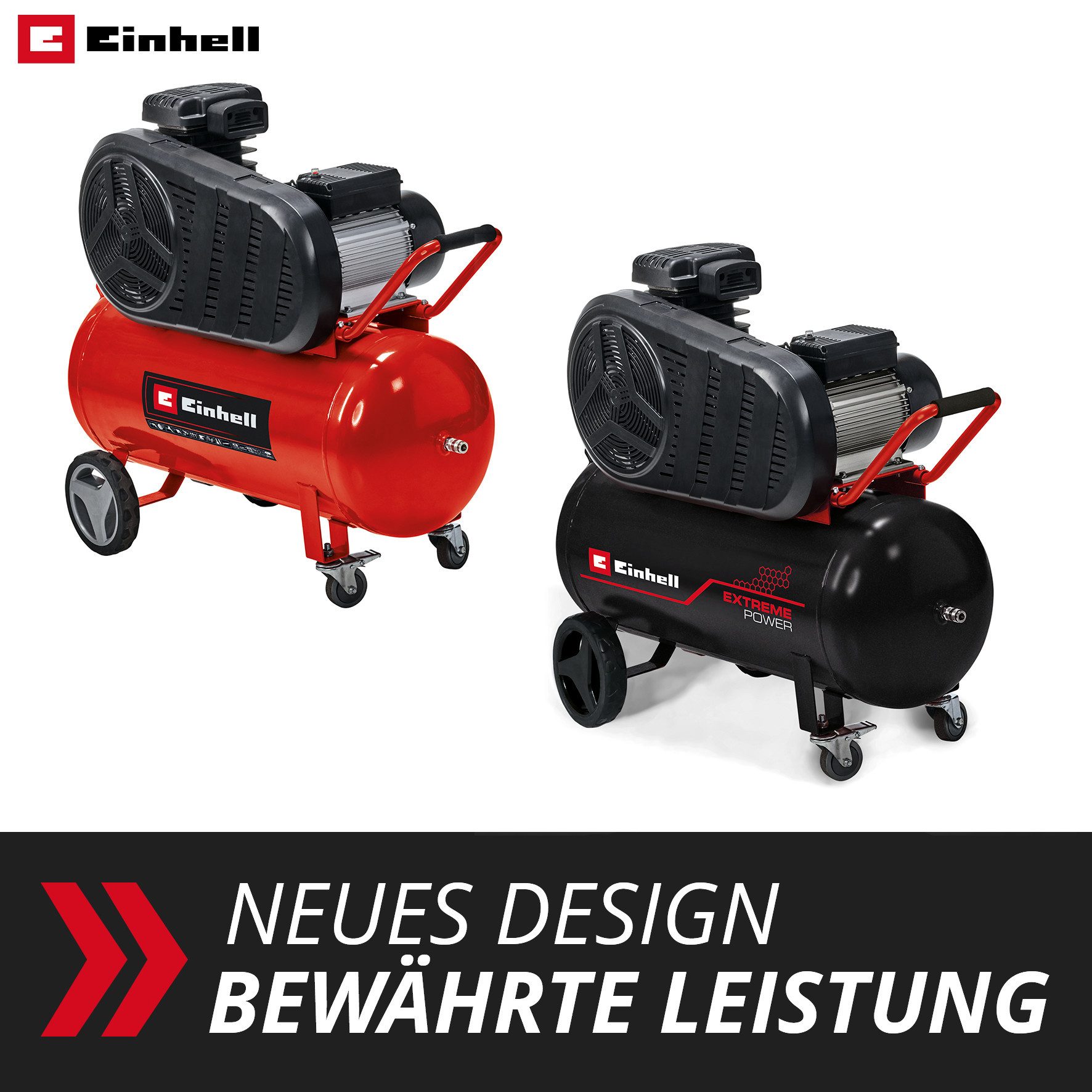 Einhell Kompressor TE-AC 430/90/10, 3000 W, max. 10 bar, 90 l